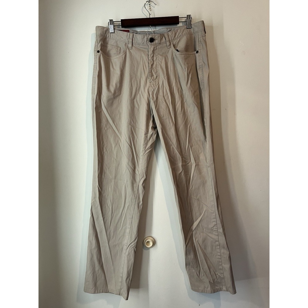 Johnston And Murphy XC4 Extreme Comfort Regular‎ Fit Khiki Pants 34w 32l Coolmax
